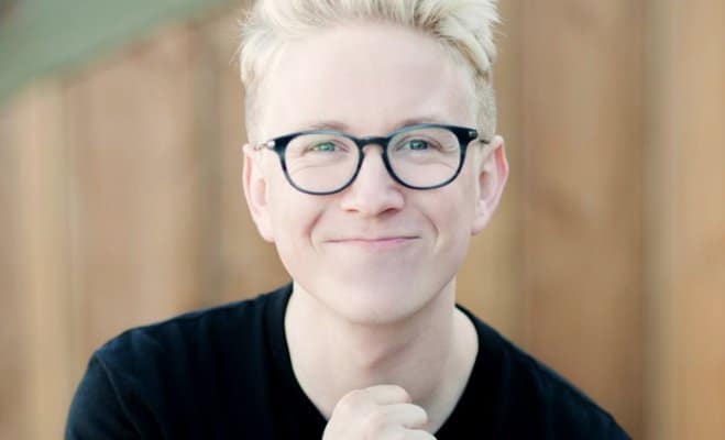 A photo of YouTuber Tyler Oakley.