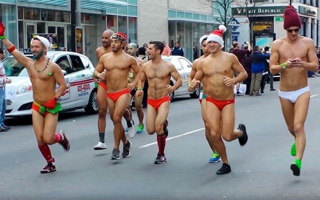 Scandalous Santas Stampede Through Boston