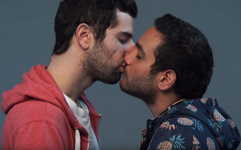 Jews and Arabs Kiss to Protest Book Banning