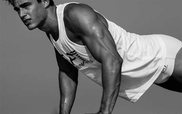 Pietro Boselli Fronts Armani’s Spring-Summer Collection