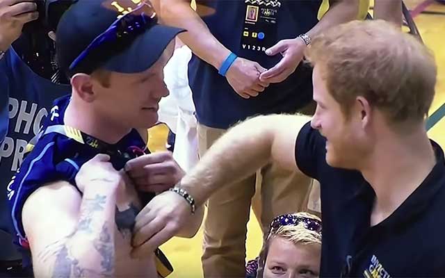 Prince Harry Pinches Volleyball Player’s Perky Nipple