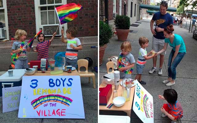 Adorable Boys Sell Lemonade to Raise Money for Orlando Victims