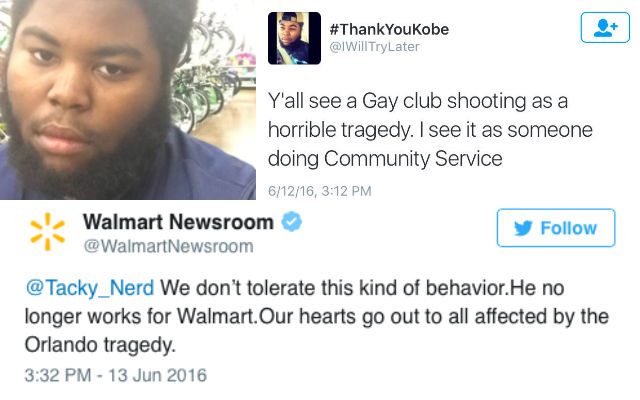 Walmart Fires Employee Who Praised Orlando Shooting