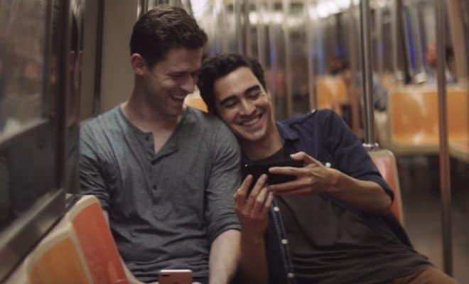 iPhone 7 Ad Features Cuddling Gay Couple