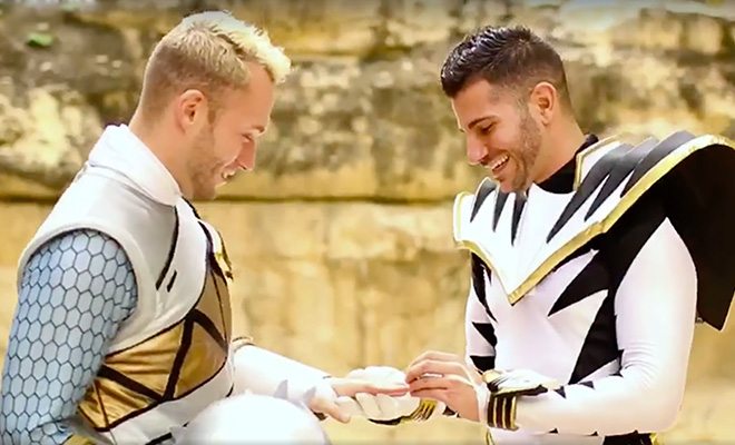 Watch This Power Ranger’s Mighty Morphin Marriage Proposal