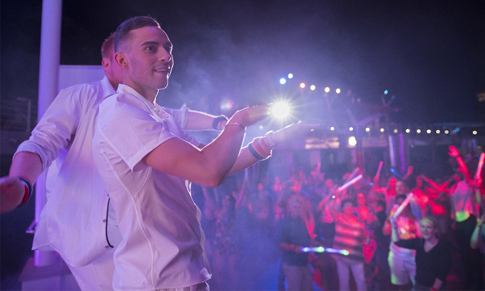 Adam Rippon Attends Celebrity Cruises’ Pride Party at Sea