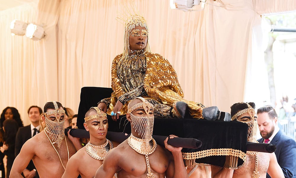Beautiful Men Carry Billy Porter onto the Met Gala Red Carpet