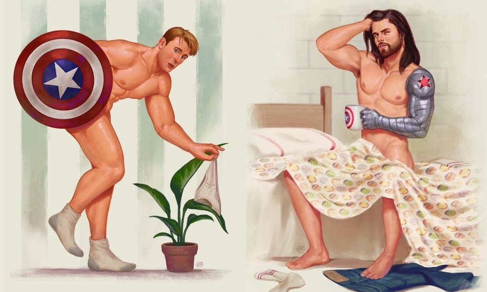 This Artist Reimagined Superheroes as Pinup Models