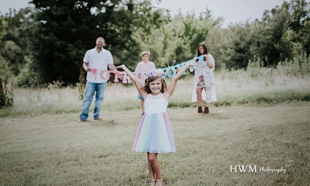 Parents Celebrate Their Trans Daughter with Gender Reveal Photos