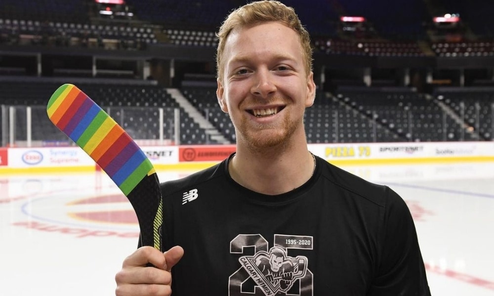 Hockey Player Luke Prokop Had a Backup Plan For Coming Out