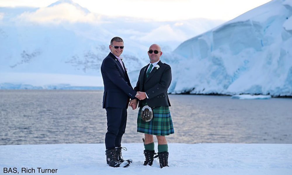 This Gay Couple Became the First To Get Married on Antarctica