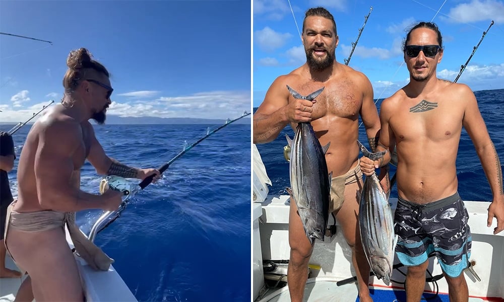 Jason Momoa Just Showed Off His Assets on a Boat
