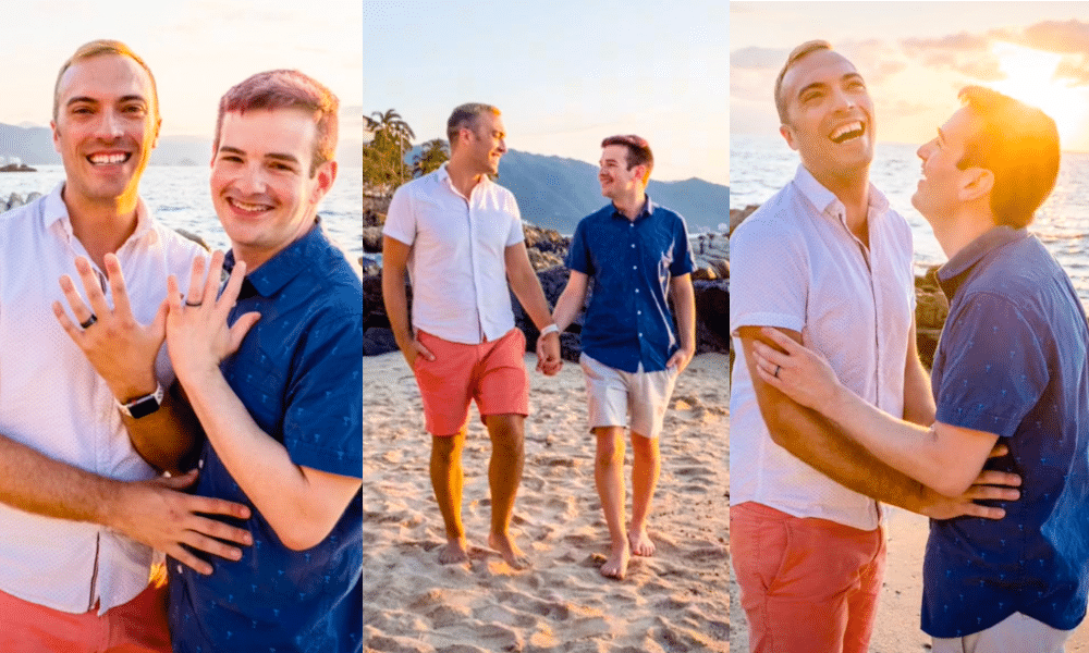 Adorable Gay Couple Pulls Off a Double Proposal