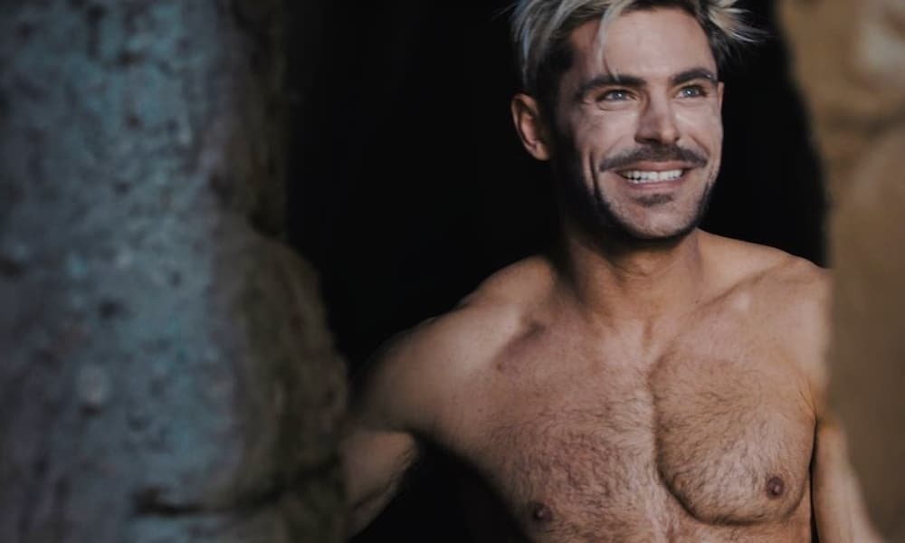 Zac Efron Is a Tanned Beefcake on Set of New Film