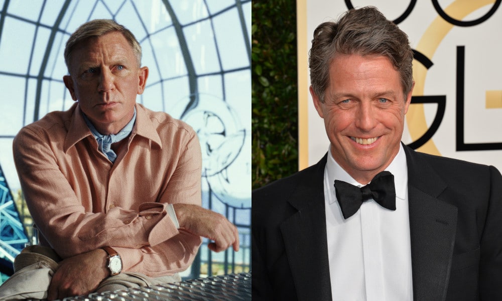 Hugh Grant on His ‘Glass Onion’ Cameo: ‘It’s true I’m married to James Bond’