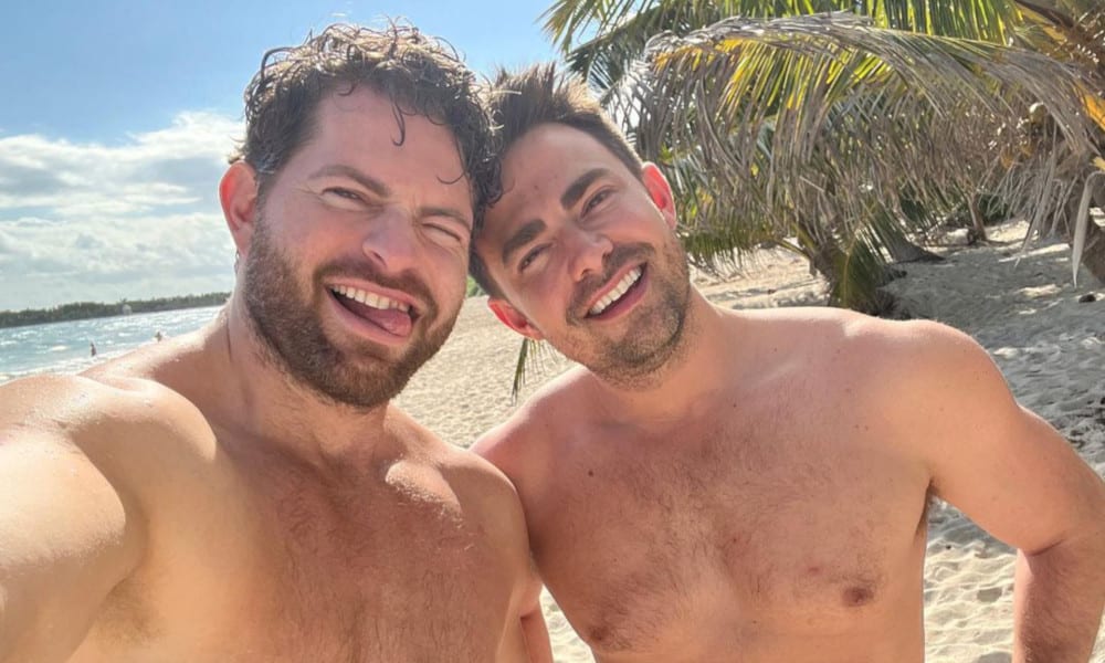 Jonathan Bennett Shows Off His Hubby’s Bubble Butt