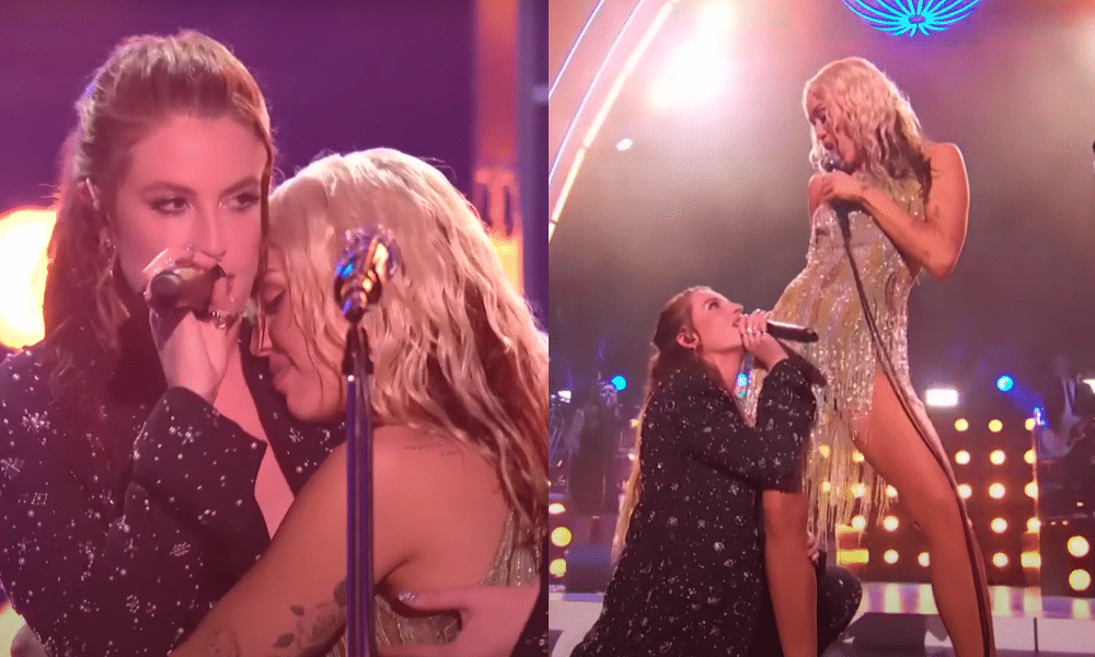 Watch Miley Cyrus and Fletcher’s Sapphic Performance on NYE