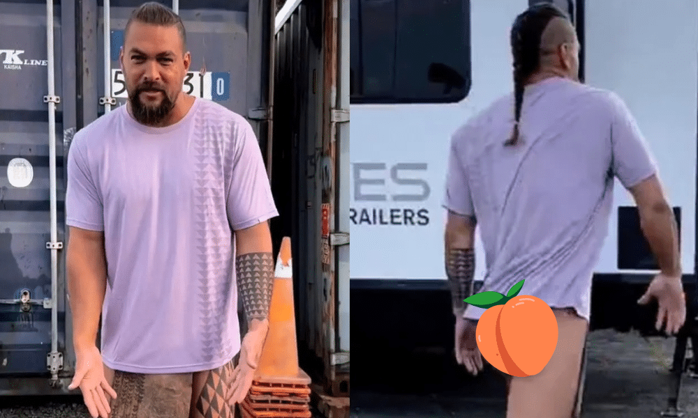 Jason Momoa Shows Off His Bubbly Bum in New IG Video