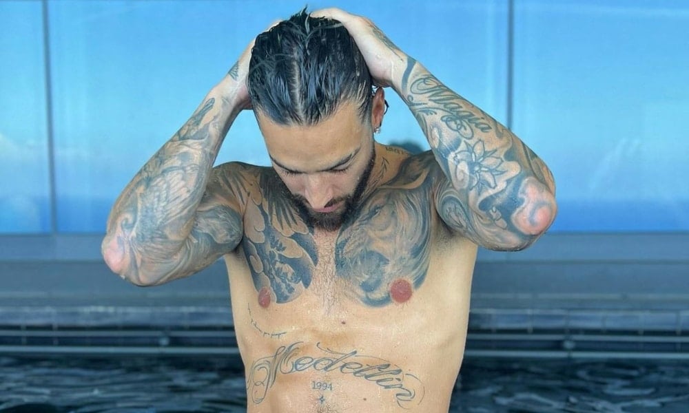 Maluma Flaunts His Toned Physique in Skinny-Dipping Photos