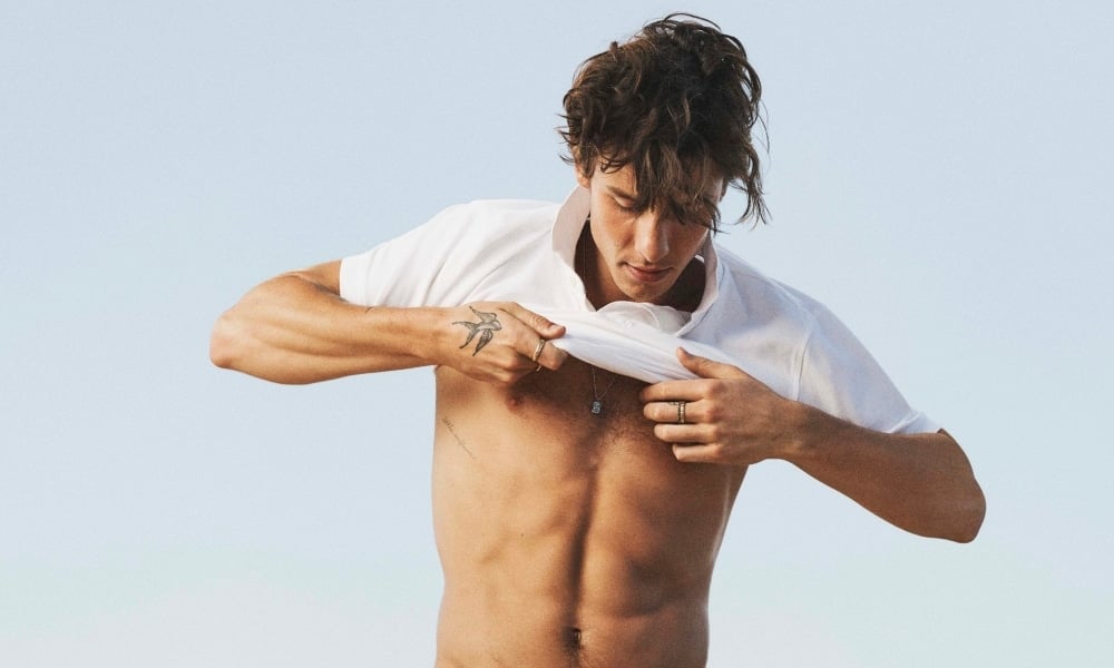 Twitter Interprets Shawn Mendes’ Tattoo as Queer in Bare Tommy Hilfiger Ad
