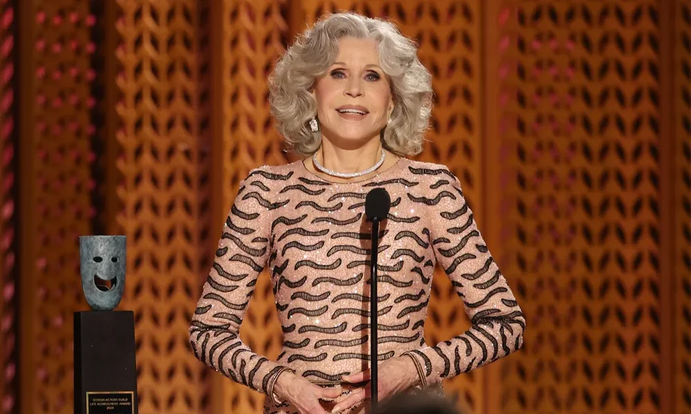 Jane Fonda Delivers Powerful Lifetime Achievement Speech at SAG Awards 2025: ‘Woke Just Means You Care About Others’