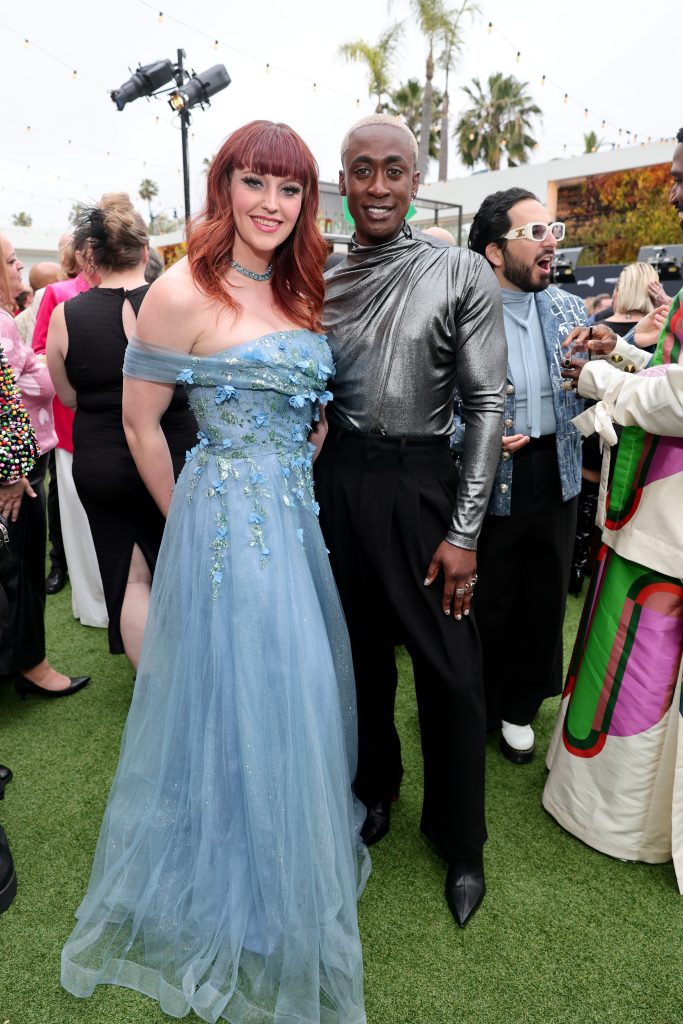 Laganja Estranja and VINCINT attend the 36th Annual GLAAD Media Awards at The Beverly Hilton on March 27, 2025 in Beverly Hills, California