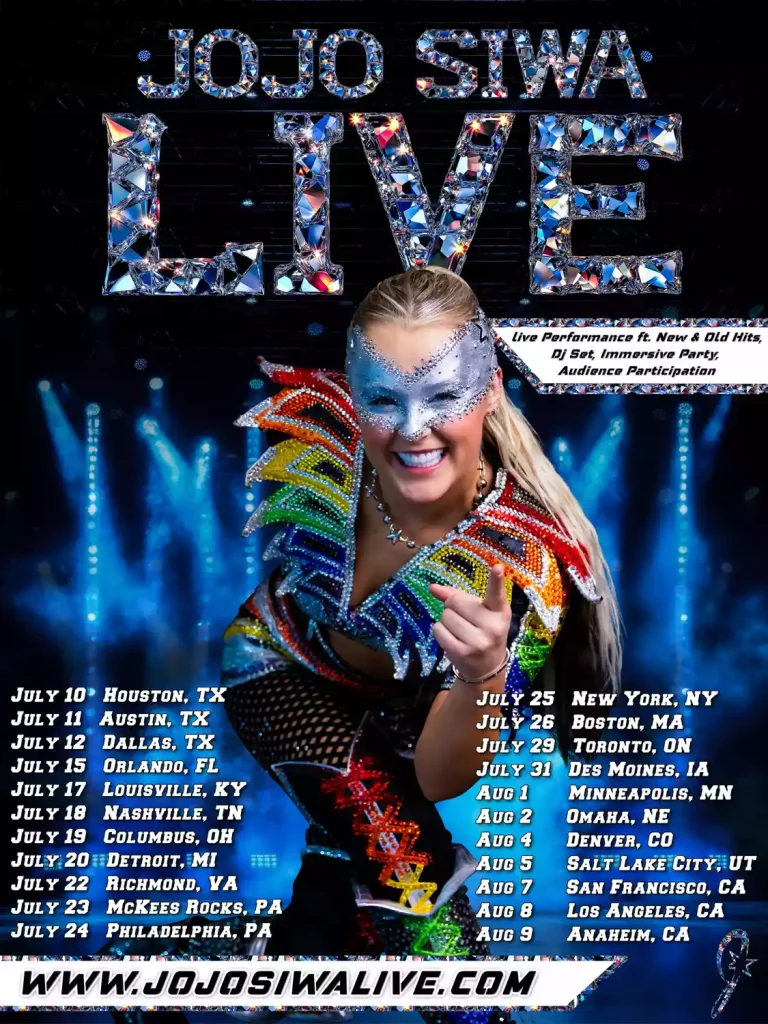 With a mix of unique VIP opportunities, a high-energy concert lineup, and a chance to give back, JoJo Siwa’s upcoming tour is shaping up to be one of the most exciting events of the summer.