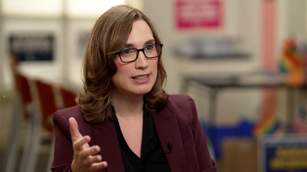 Sarah McBride sitting down with CBS News Sunday Morning.