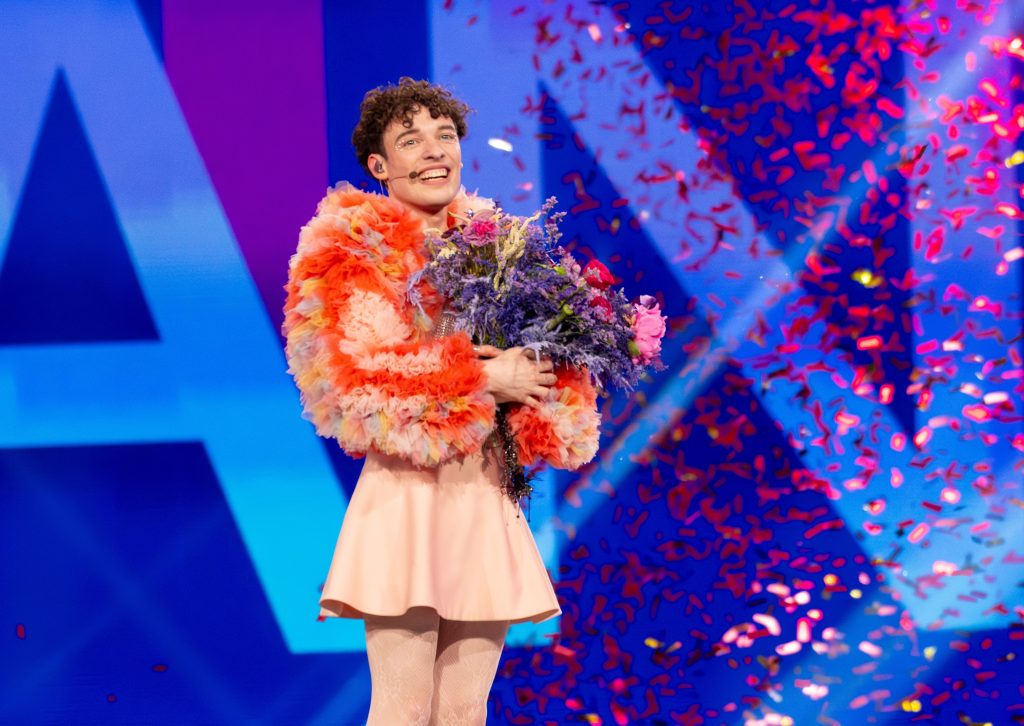 Nemo winning Eurovision 2024. Photo: Shutterstock