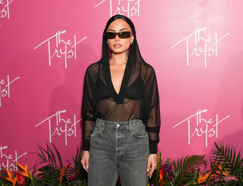 Demi Lovato attends the opening night party at The Tryst Puerto Vallarta on April 25, 2025 in Puerto Vallarta, Mexico.