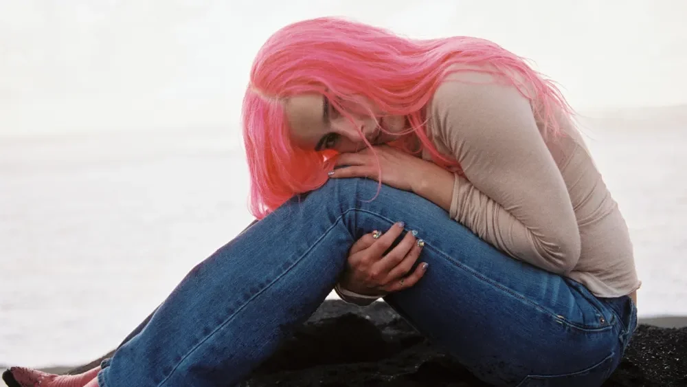 Addison Rae for 'Headphones On." Photo: Bella Newman
