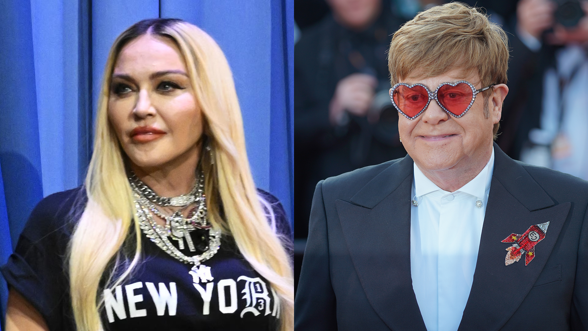 Madonna + Elton John The long-standing feud between pop icons Madonna and Elton John has finally come to an end, with both artists sharing a touching photo on social media to announce that they have 'officially buried the hatchet.'