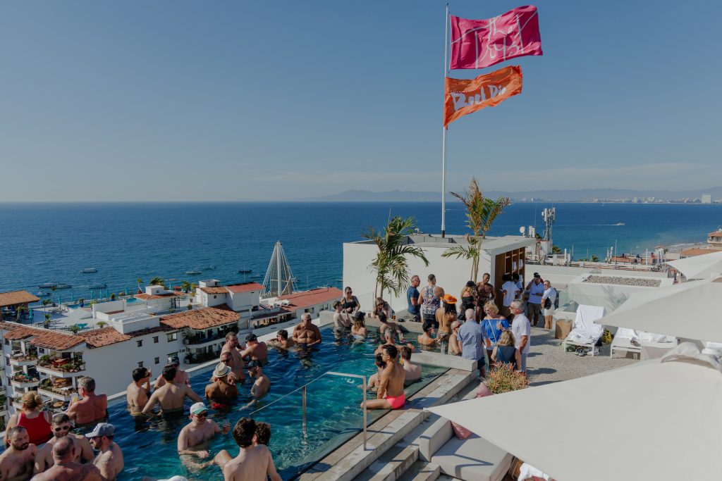 Rooftop Pool Parties with Panoramic Views. Photo: Tryst Hotel