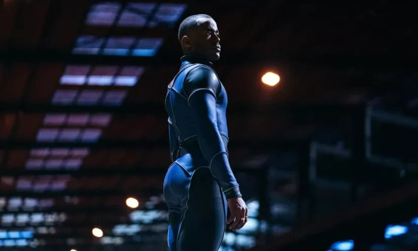 Some teaser images from the upcoming second season of 'Doctor Who' show the fifteenth doctor, Ncuti Gatwa, in a tight-fitting outfit that accentuates his muscular physique.