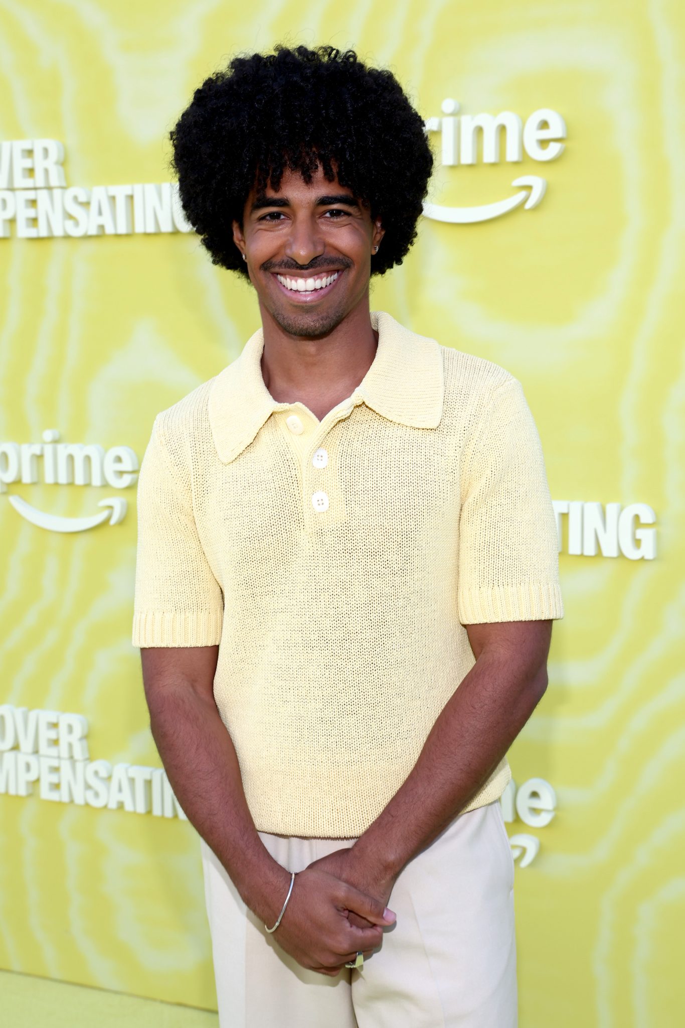Boman Martinez-Reid attends the "Overcompensating" Screening And After-Party at Hollywood Palladium on May 14, 2025 in Los Angeles, California.