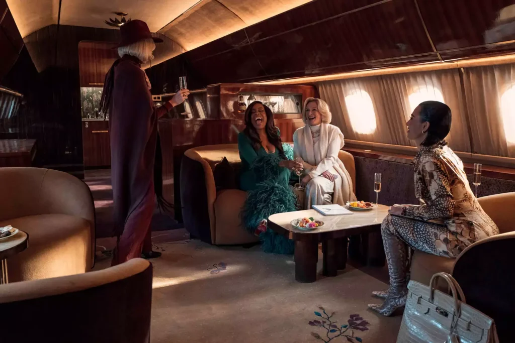 Naomi Watts, Niecy Nash-Betts, Glenn Close and Kim Kardashian in 'All's Fair'.