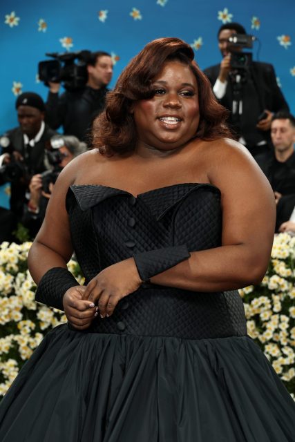 Alex Newell attends the 2025 Met Gala Celebrating "Superfine: Tailoring Black Style" at Metropolitan Museum of Art on May 05, 2025 in New York City.