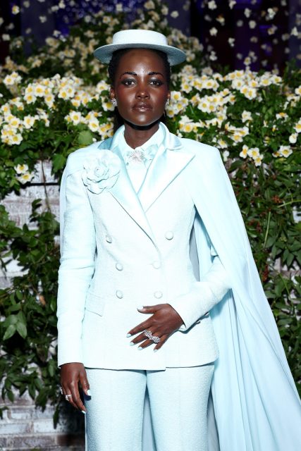 Lupita Nyong'o attends the 2025 Met Gala Celebrating "Superfine: Tailoring Black Style" at Metropolitan Museum of Art on May 05, 2025 in New York City.