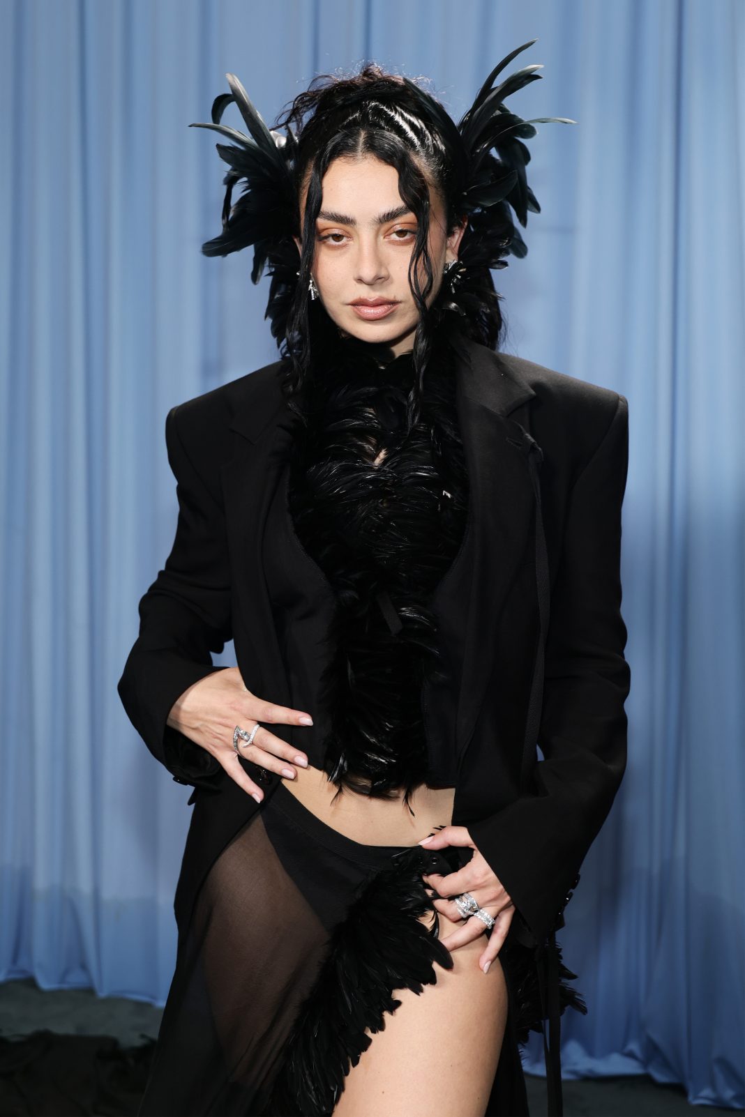 Charli XCX attends the 2025 Met Gala Celebrating 'Superfine: Tailoring Black Style' at Metropolitan Museum of Art on May 05, 2025 in New York City. (Photo by Mike Coppola/MG25/Getty Images for The Met Museum/Vogue)