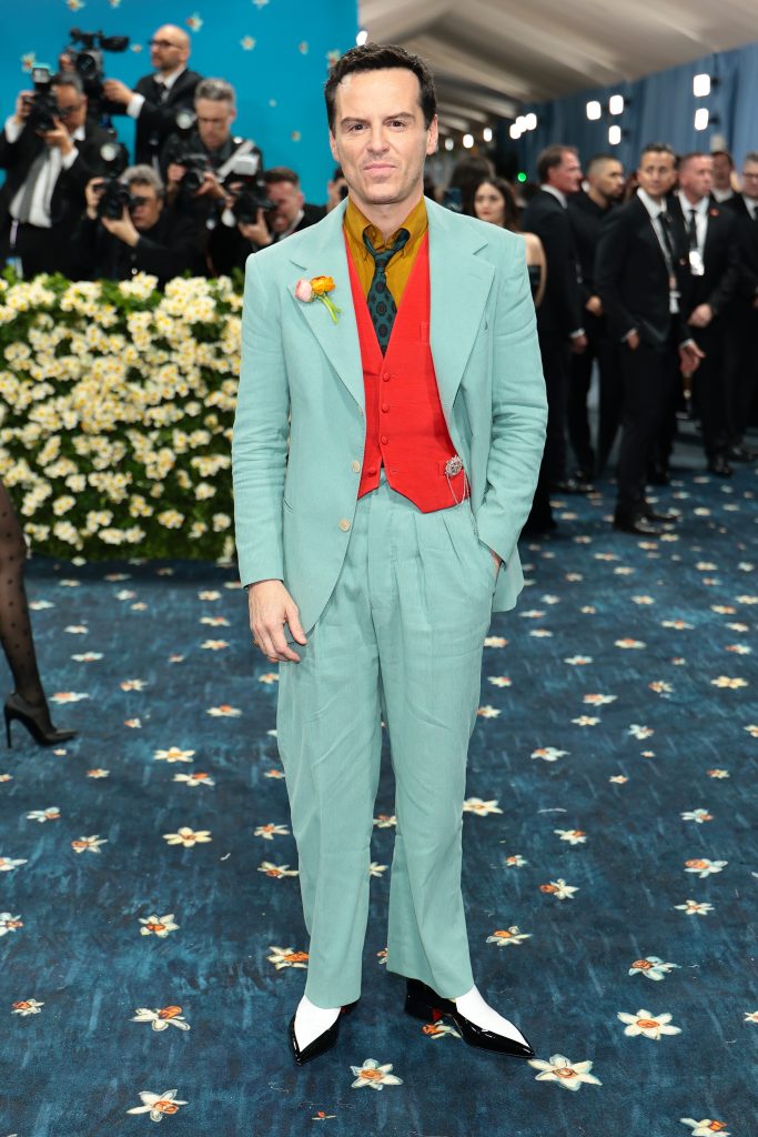 Andrew Scott attends the 2025 Met Gala Celebrating "Superfine: Tailoring Black Style" at Metropolitan Museum of Art on May 05, 2025 in New York City.