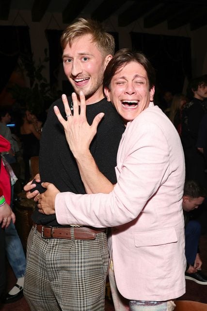 Guests attend TikTok Presents Something Beautiful Album Release Event With Miley Cyrus at Chateau Marmont on May 27, 2025 in Los Angeles, California.