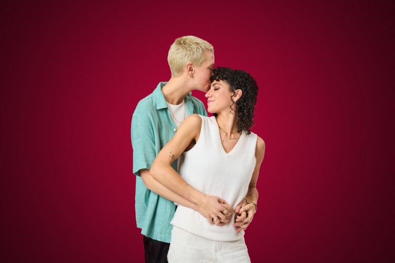 Kyle and Bridget. Photo: Melody Timothee/Netflix