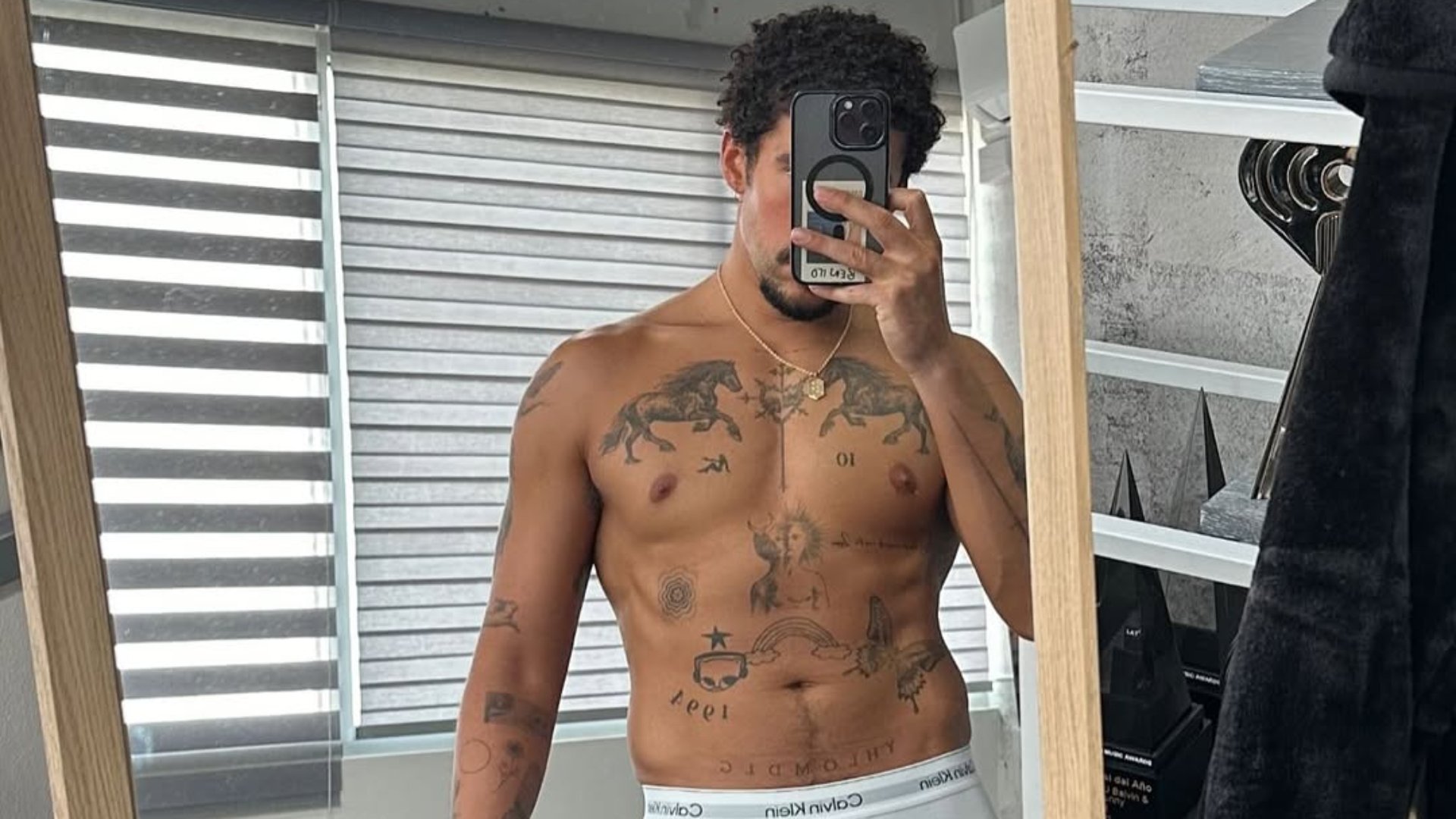 Bad Bunny Posted a Very Revealing Selfie, and We’re Still Recovering