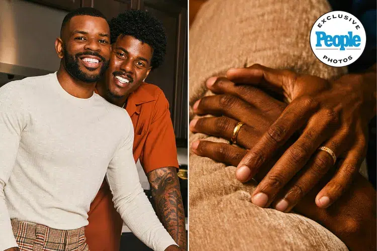 Obio Jones, and Jermelle Simon, Engagement Photos.Photo: Eric Hart Jr.