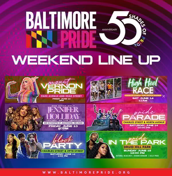 Baltimore Pride Schedule