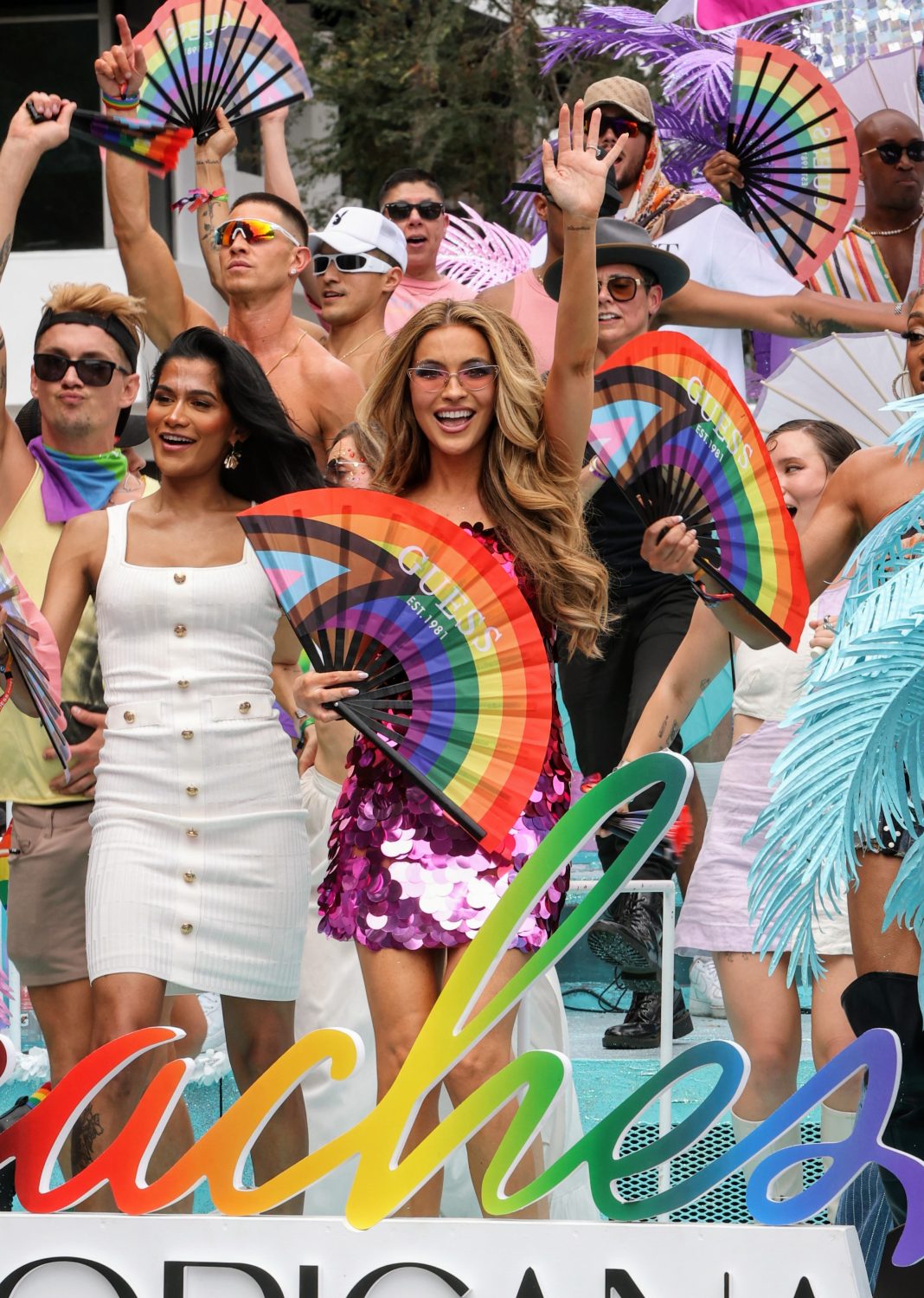 Chrishell Stause is seen at the West Hollywood Pride Parade on June 1, 2025 in West Hollywood, California. Photo: MEGA/GC Images