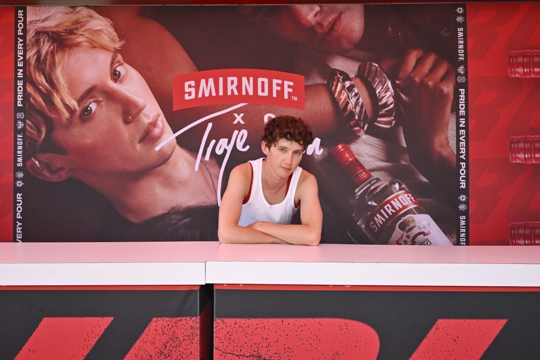 Troye Sivan surprises fans at Smirnoff Club Rush before headlining World Pride Music Festival on June 07, 2025 in Washington, DC. Photo: Shannon Finney/Getty Images for Smirnoff