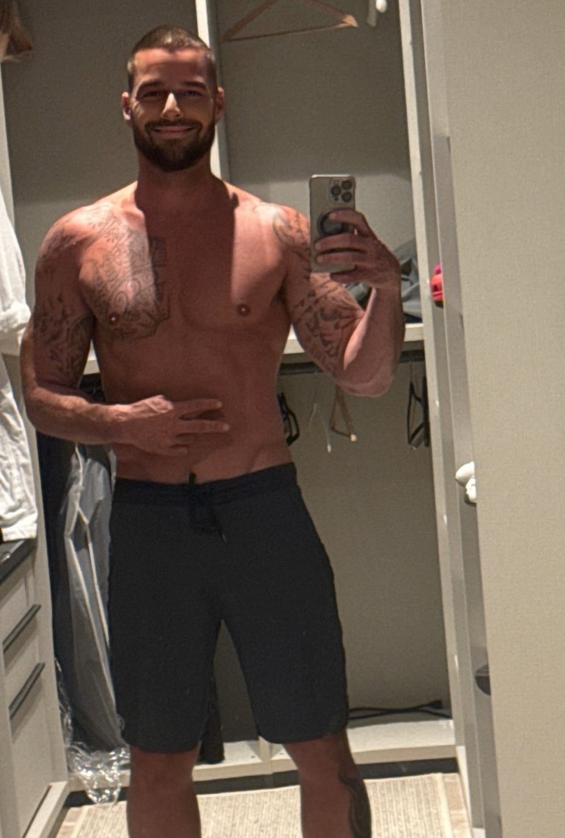 Ricky Martin sets Instagram ablaze with a sultry shirtless snap. Here's what he's been up to ahead of his Vegas and Australian tour dates.
