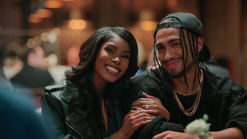 Madea's Destination Wedding. (L-R) Diamond White as Tiffany and Xavier Smalls as Zavier in Madea's Destination Wedding.