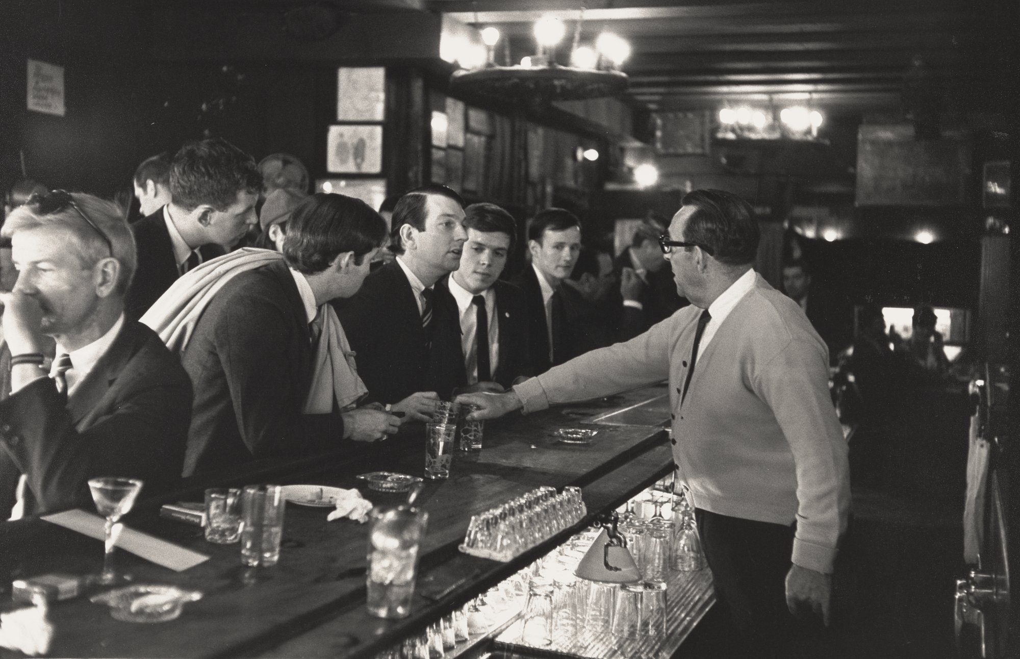 Mattachine Society “Sip-In” Julius’ Bar, New York.